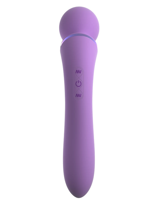 Pipedream Duo Wand Massage-Her - Purple - Multi-Function Vibrator