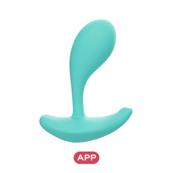 Honey Play Box Oly 2 App-Enabled Wearable Vibrator - Blue - G-Spot and Clitoral Stimulation