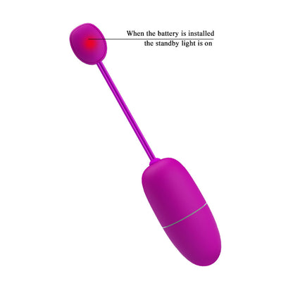 Pretty Love Nymph APP Controlled Vibrating Egg - Purple