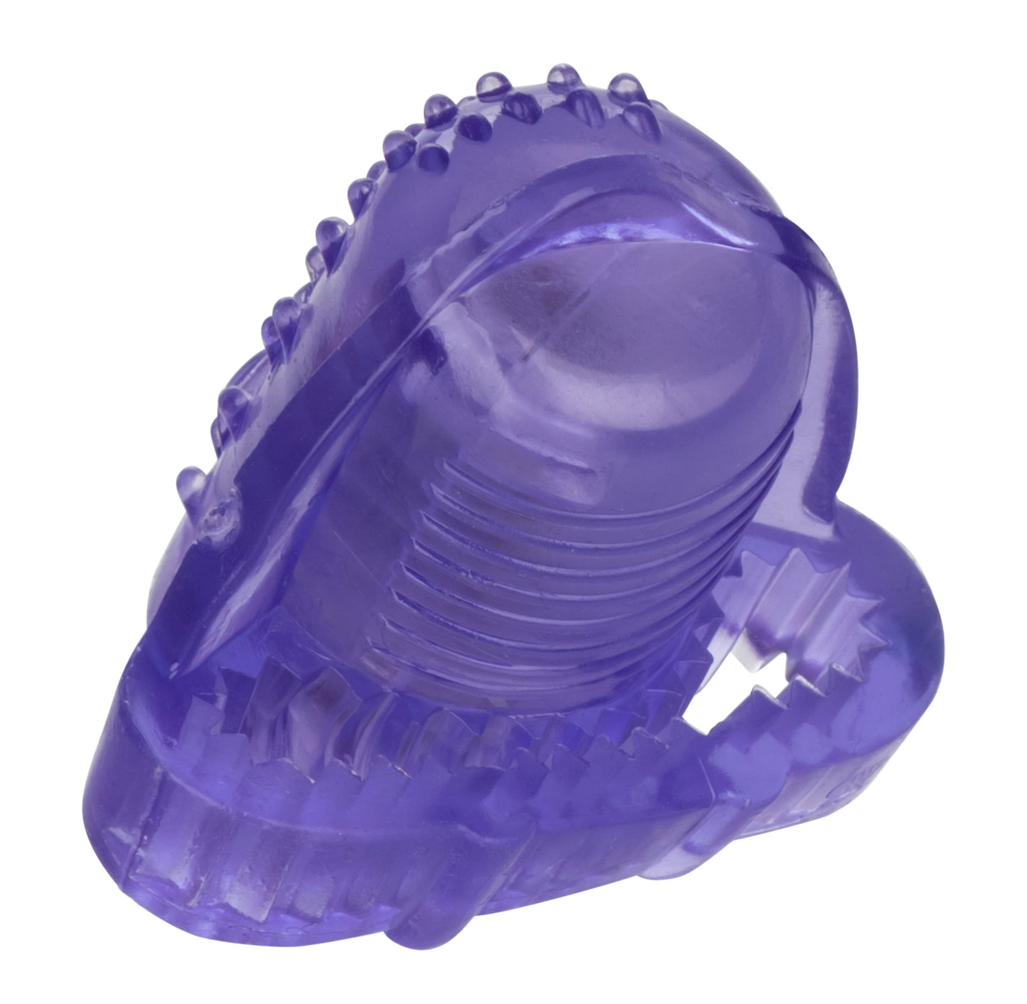 CalExotics Foil Pack Vibrating Tongue Teaser - Purple - Enhanced Oral Play