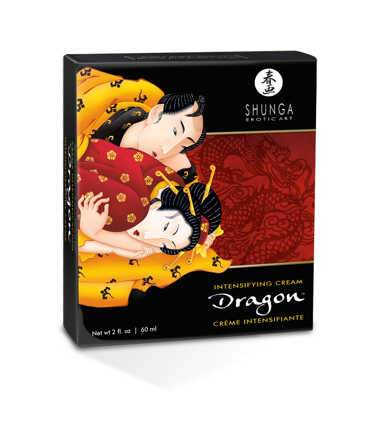 Shunga Intensifying Cream - Dragon - 2 Fl. Oz. - Fire & Ice Sensation