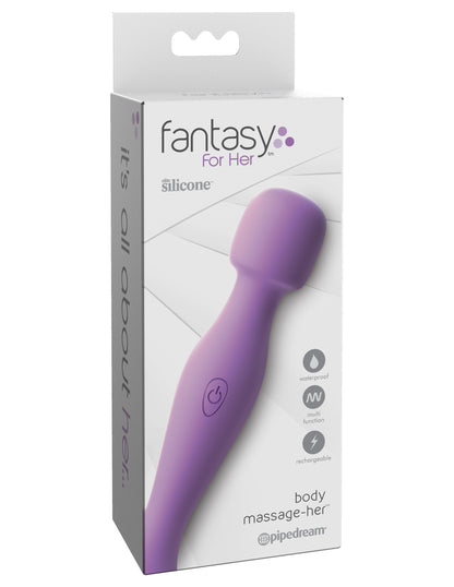 Pipedream Fantasy for Her Body Massage-Her – Purple – Multi-Function Rechargeable Vibrator