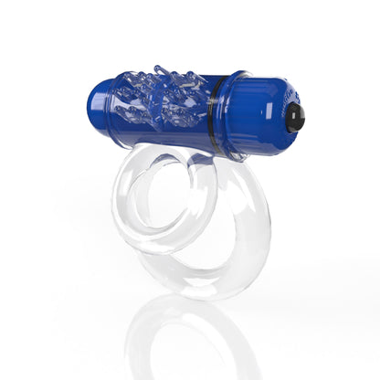 Screaming O Double O Super Powered Vibrating Double Ring - Blueberry