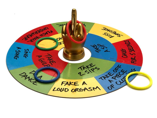 Little Genie Let's Get Fucked Up Ring Toss Game – Customizable Party Fun