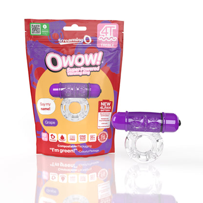 Screaming O 4T OWow Super Powered Vibrating Ring - Grape
