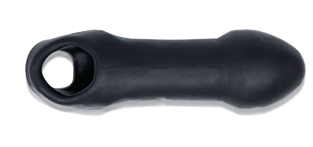 Oxballs Double Thruster - Silicone Strap-On Cock Sling for Double Penetration - Black
