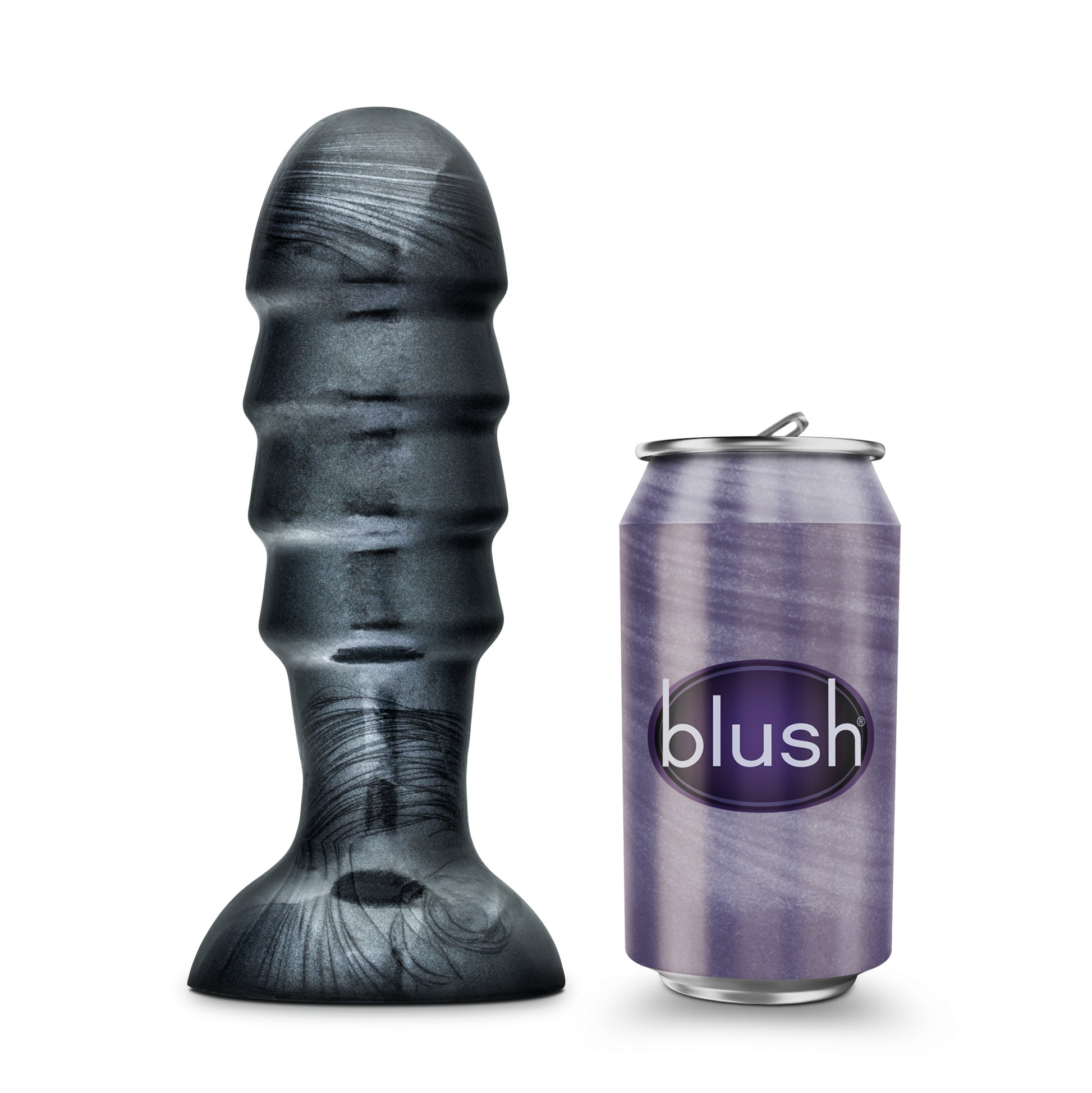 Blush Jet Bruiser Pro-Sized Anal Plug – Carbon Metallic Black