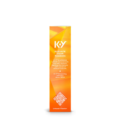 K-Y Warming Liquid 2.5 Oz Bottle – Water-Based Lubricant