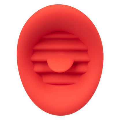 CalExotics French Kiss Sweet Talker Mini Massager with 12 Functions - Red