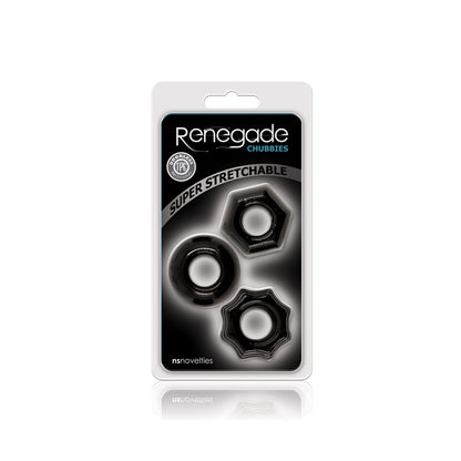 Renegade Chubbies Stackable Rings – Black