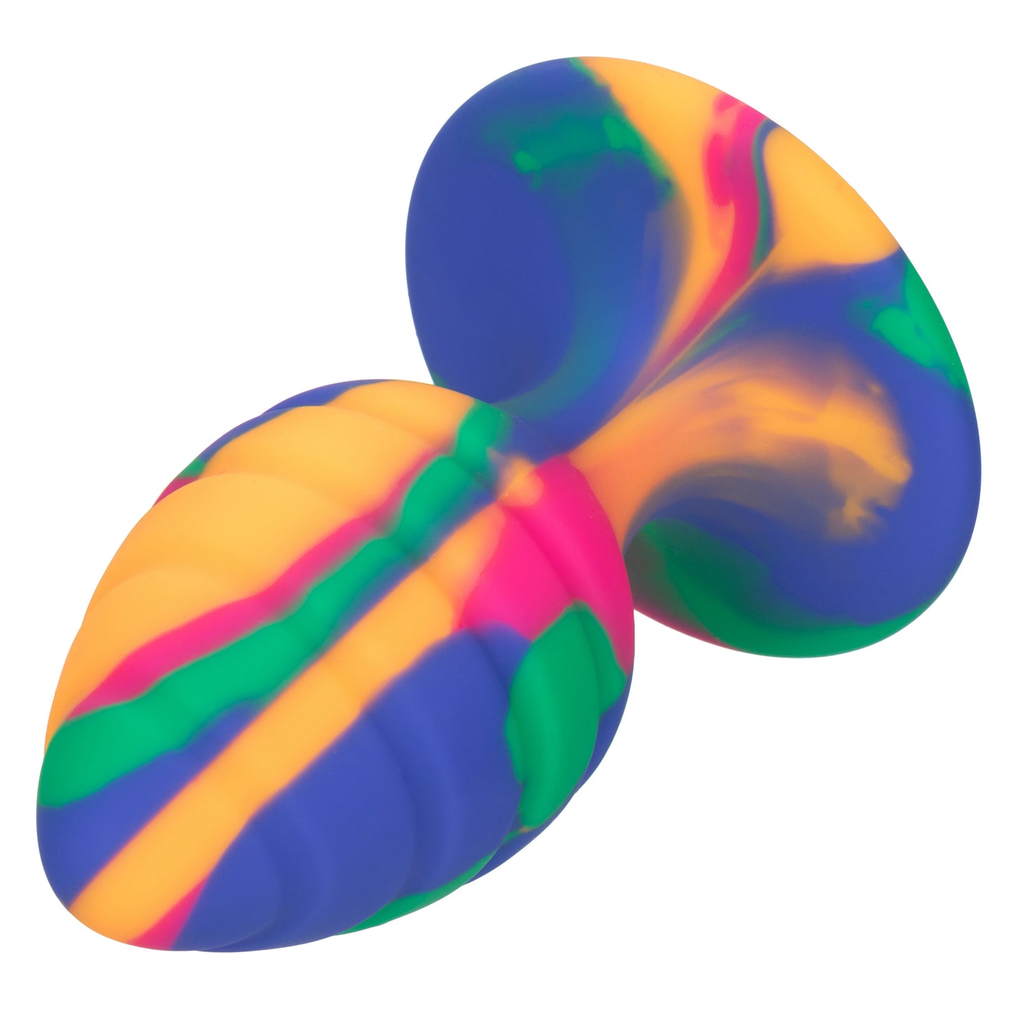 CalExotics Cheeky Medium Swirl Tie-Dye Plug with Suction Cup Base - Multi