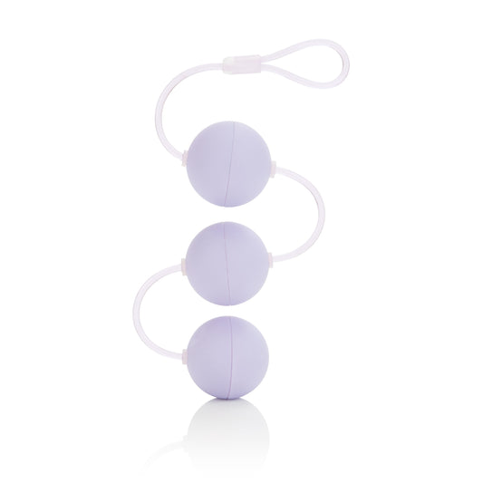 CalExotics First Time Love Balls Triple Lovers – Purple, Phthalate Free