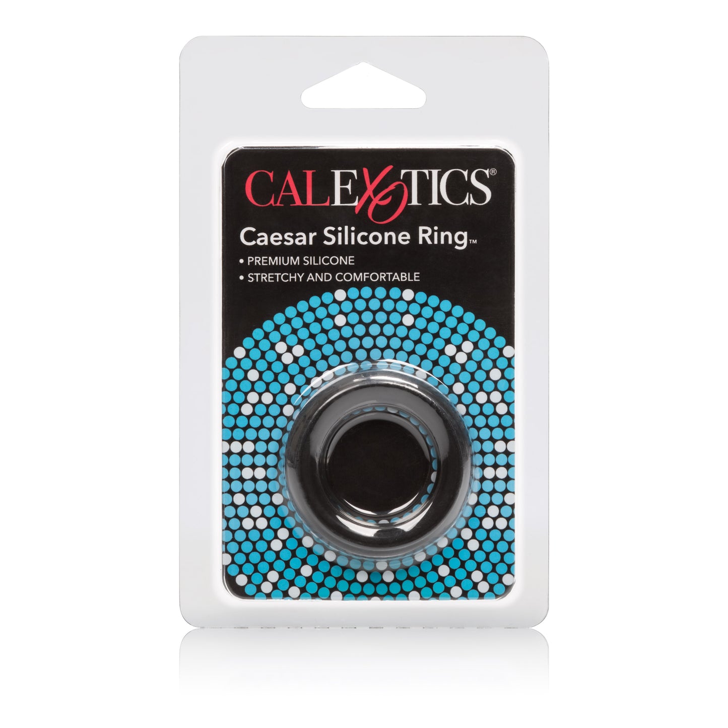CalExotics Caesar Silicone Ring – Erection Enhancer – Black