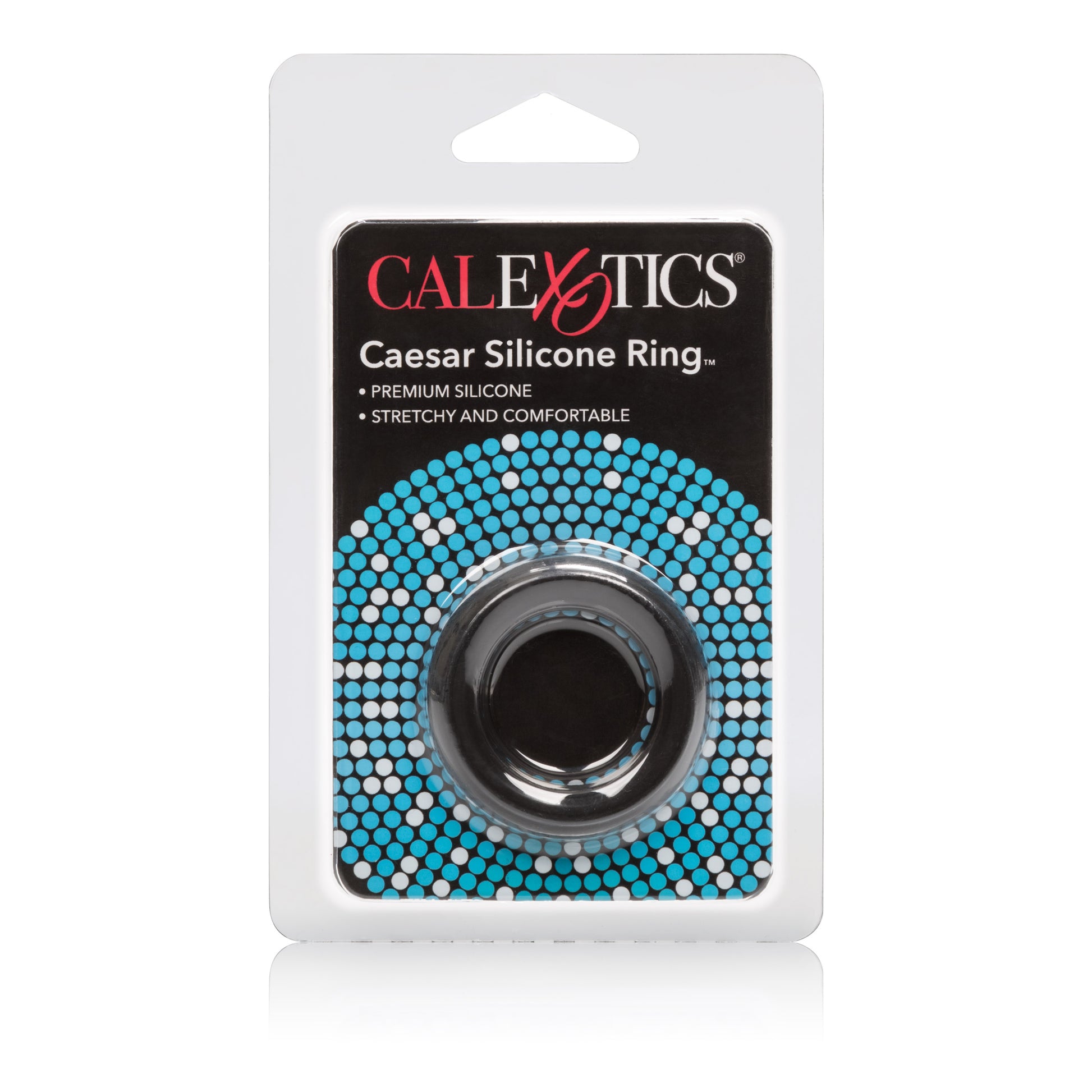 CalExotics Caesar Silicone Ring – Erection Enhancer – Black