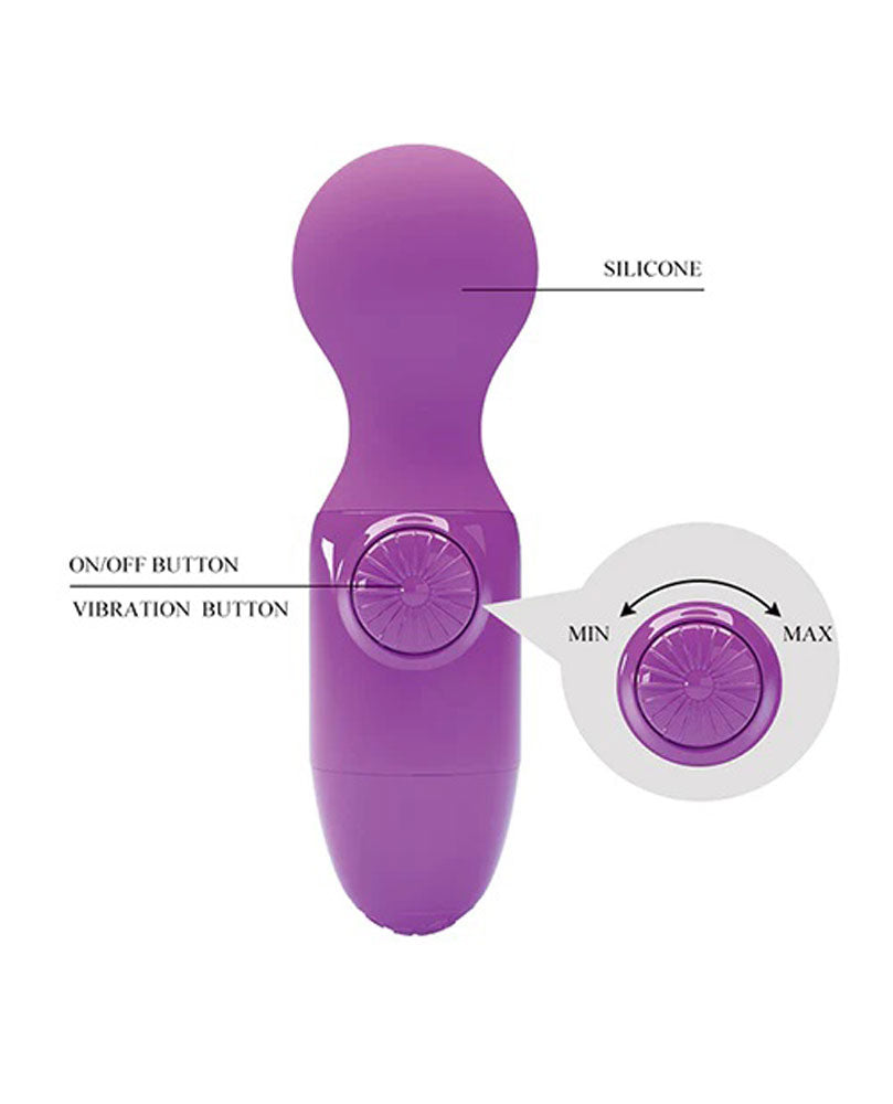 Pretty Love Mini Stick - Mini Massager with Multi-Speed Vibration - Purple