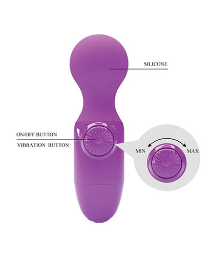 Pretty Love Mini Stick - Mini Massager with Multi-Speed Vibration - Purple