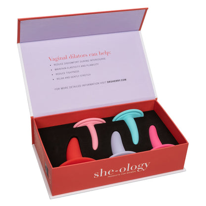 CalExotics She-Ology 5-Piece Wearable Vaginal Dilator Set - Multi