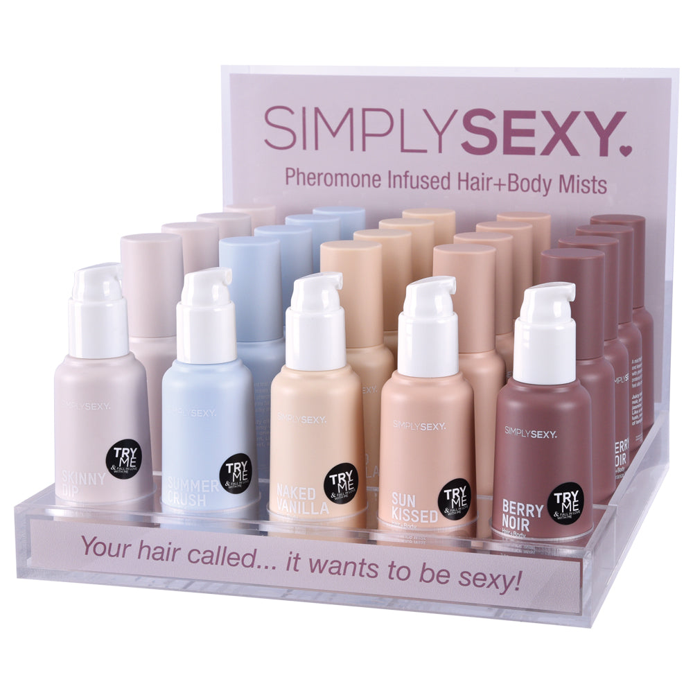 Simply Sexy Pheromone Hair and Body Mist Collection – 5 Fragrances