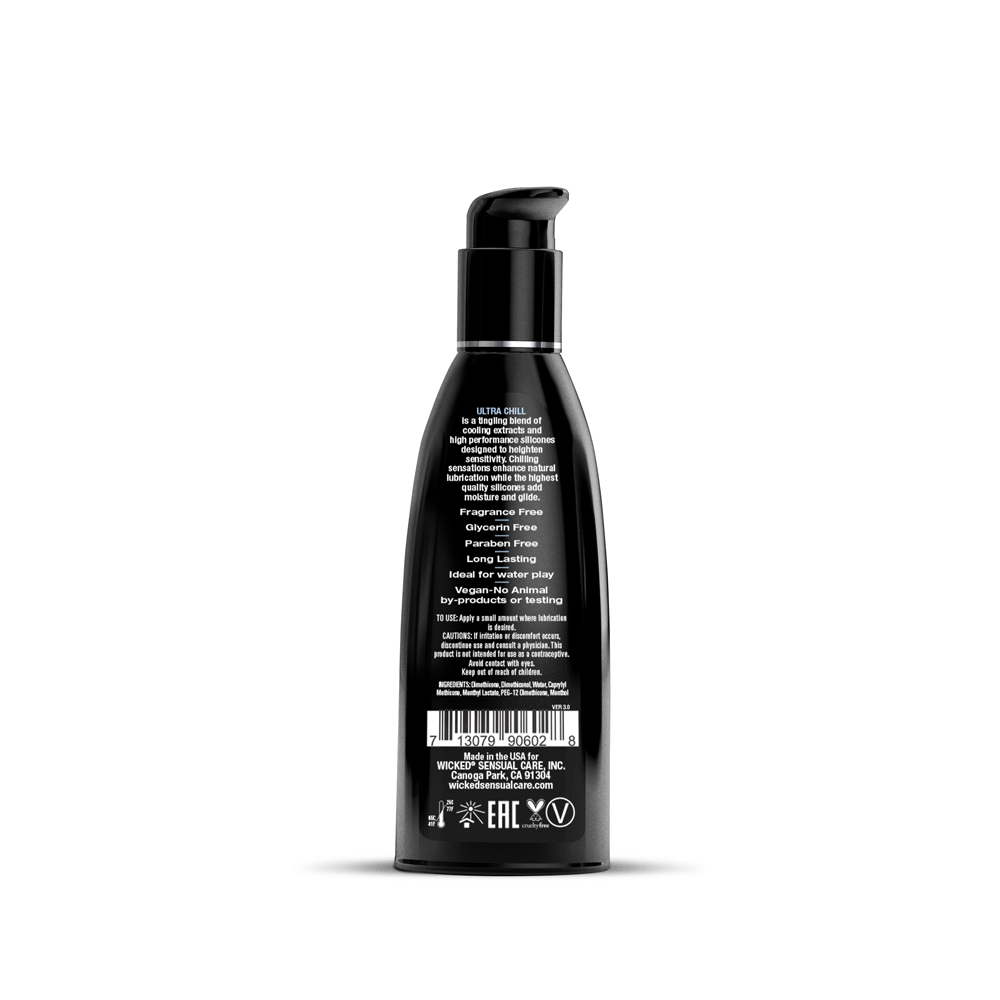 Wicked Ultra Heat Personal Lubricant - Warming Silicone Formula - 2 Fl. Oz.
