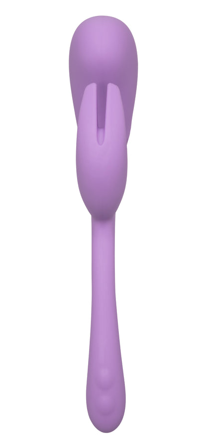 CalExotics Elle Liquid Silicone Dual Flicker Vibrator – Purple