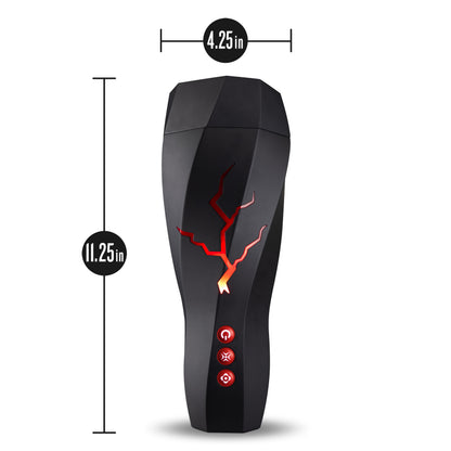 Blush M for Men Storm Masturbator Cup with 7 Vibration Functions - White