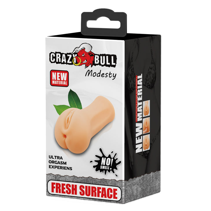 Pretty Love Crazy Bull Masturbator Sleeve - Realistic - Beige