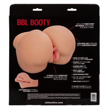 CalExotics Stroke It BBL Booty – Realistic Stroker – Ivory