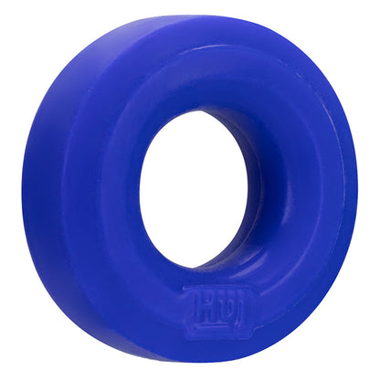 Hunkyjunk C-Ring - Blue - Super-Stretchy Silicone Ring with Lube Channel