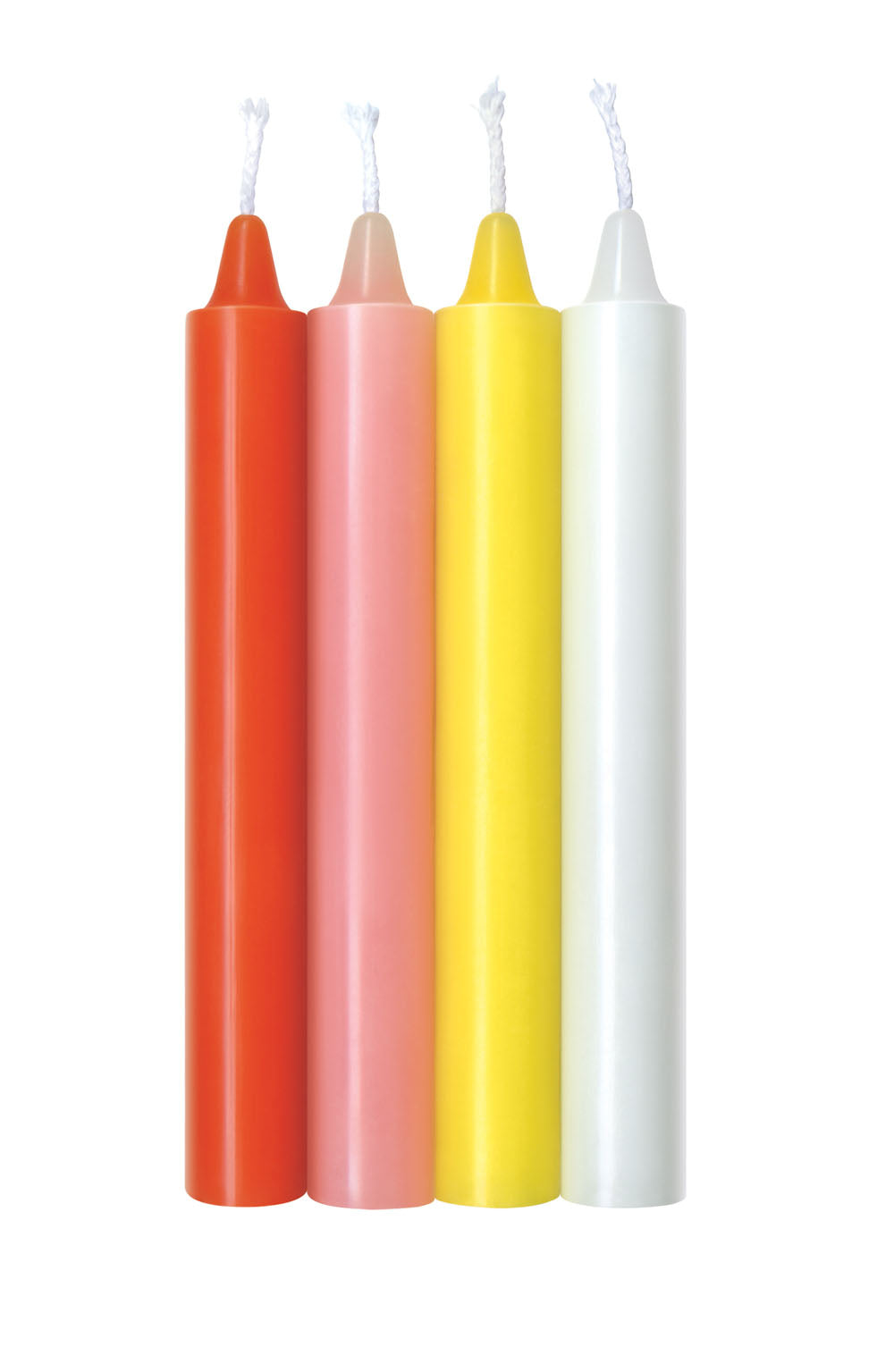 Icon Brands Make Me Melt Sensual Warm-Drip Candles 4 Pack - Pastel