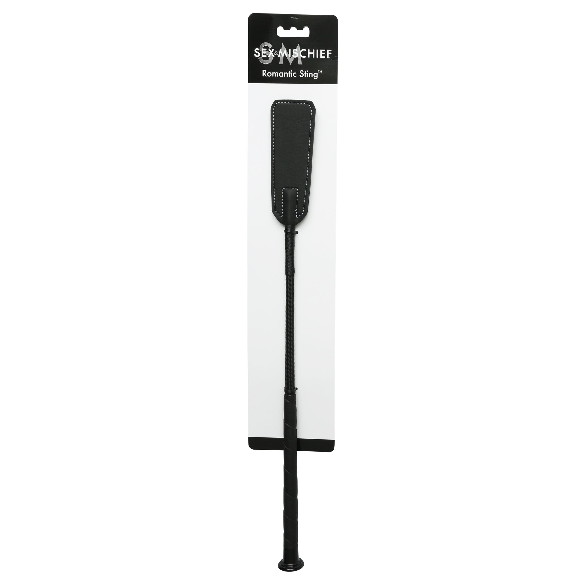 Sportsheets Romantic Sting Crop - Black - Impact Tool