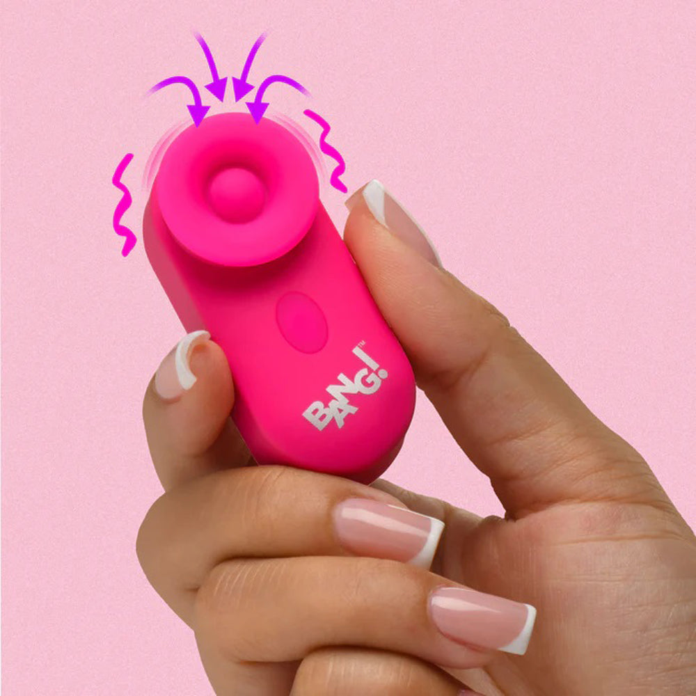 XR Brands Mini Clitoral Stimulator – Pink – Waterproof and Rechargeable