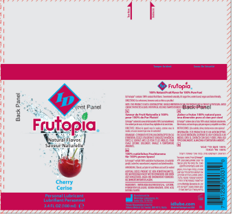I.D. Lubricants Frutopia Natural Flavor Cherry Personal Lubricant – 3.4 Oz