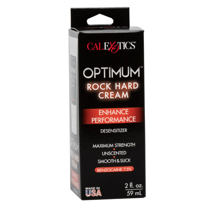 CalExotics Optimum Rock Hard Cream - Desensitizer with 7.5% Benzocaine - 2 Fl. Oz.