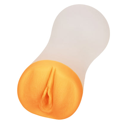 CalExotics Gripper Deep Pussy Grip - Closed Ended Heavy-Duty Masturbator - Orange