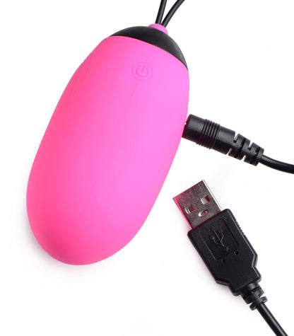 Bang XL Vibrating Egg - Waterproof Silicone with Wireless Remote - Pink