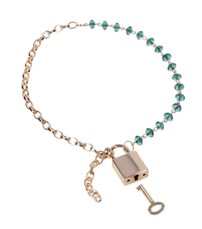 Indica Crystal Day Collar – Green with Adjustable Fit