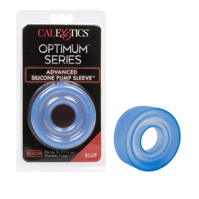 CalExotics Advanced Silicone Pump Sleeve – Blue – Fits Up to 3-Inch