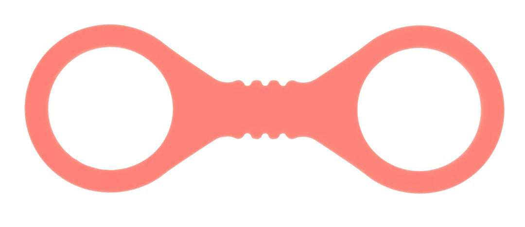 Sportsheets Peaches 'N Creame Silicone Cuffs – Small – Peach