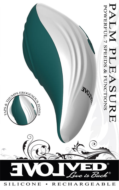 Evolved Novelties Palm Pleasure Thumping Palm Massager – Creamy Smooth