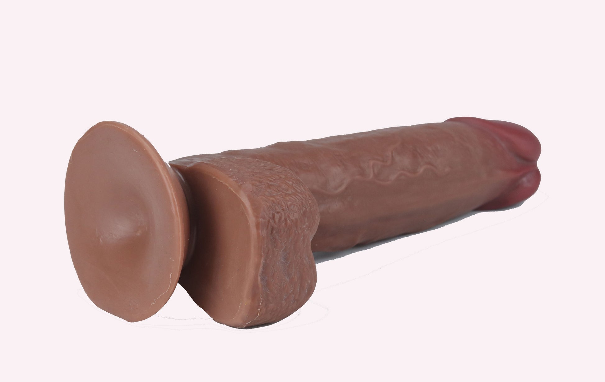 Real Skin 7.5" Dual Layer Dildo - Light Brown - Realistic and Bendable