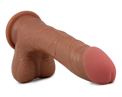 Blush X5 Grinder Dildo - Realistic Suction Cup Dildo - Beige