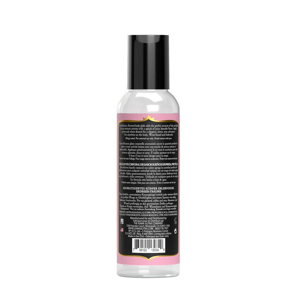Kama Sutra Divine Nectars Flavored Body Glide - Strawberry Dreams - 2 Fl. Oz.