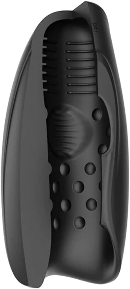 Score Grip 7 Vibrating and Warming Masturbator – Black