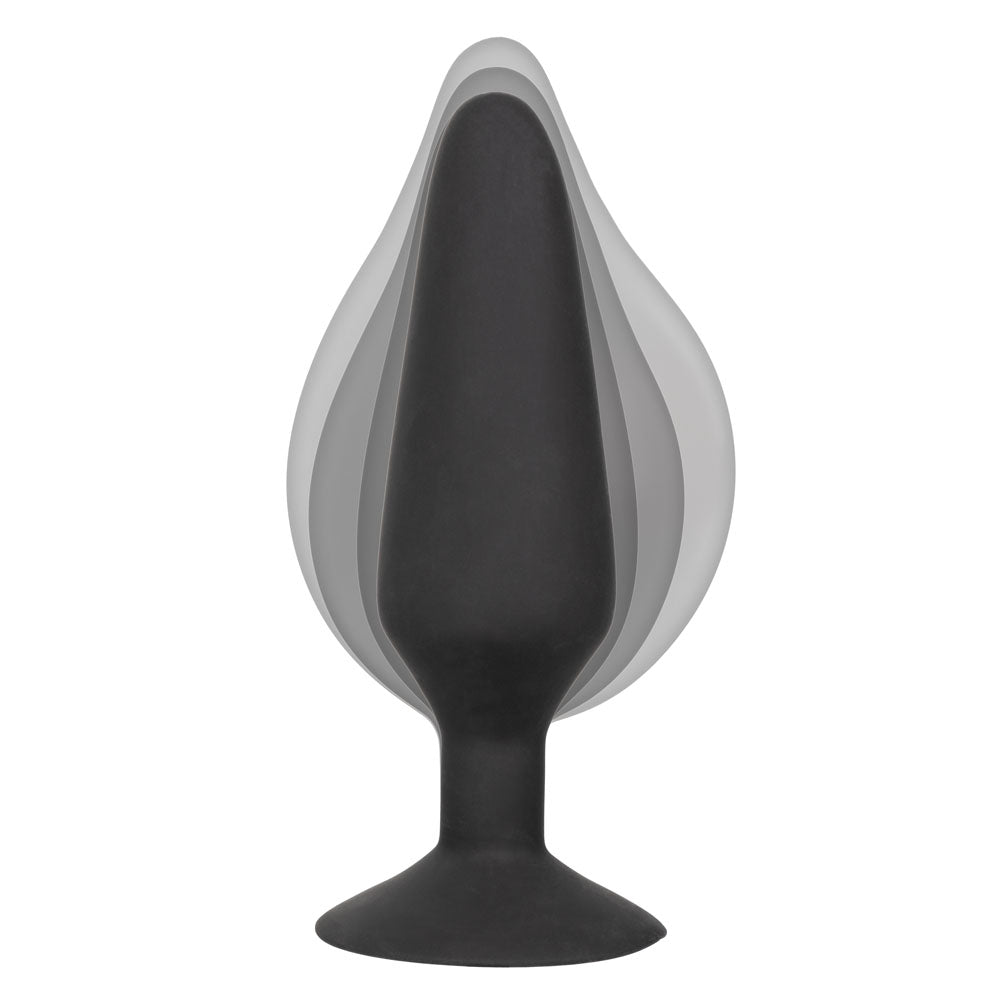 Colt XXXL Pumper Plug with Detachable Hose – Inflatable Silicone Plug – Black