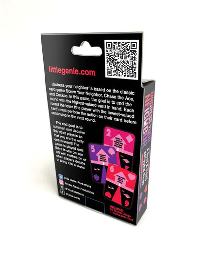 Little Genie Undress Your Neighbor Card Game - Stripping Card Game