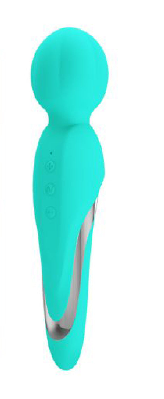 Walter Super Soft Silicone Wand - 7 Vibrating Settings - Seafoam