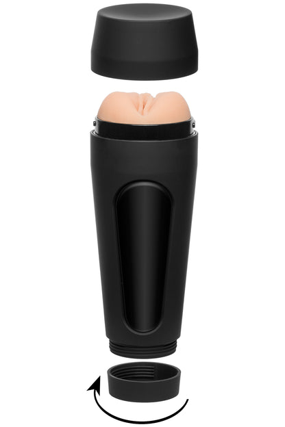 Main Squeeze Kylie Rocket Ultraskyn Stroker - Realistic Texture - Beige
