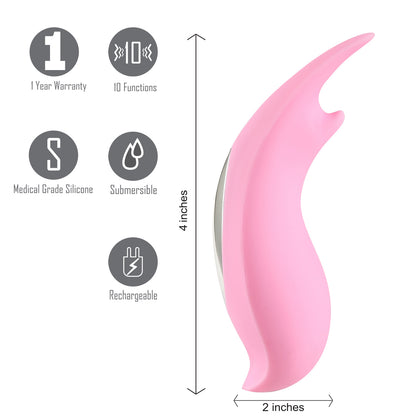Sera Clitoral Lay-on Bullet Vibrator – Pink