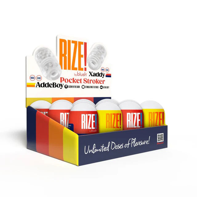 Rize The Pill Mini Stroker - 12 Pack Display