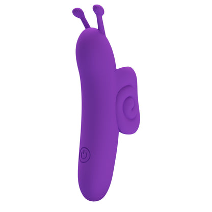 Pretty Love Snail Honey Finger Vibrator - Purple - 10 Vibration Modes